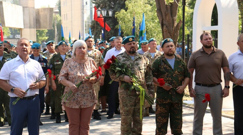 Празднование Дня ВДВ, Луганск, 2 августа 2021 года