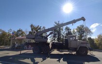 Демонтаж пунктов таможенного контроля на границе между ЛНР и ДНР, Чернухино, 1 октября 2021 года