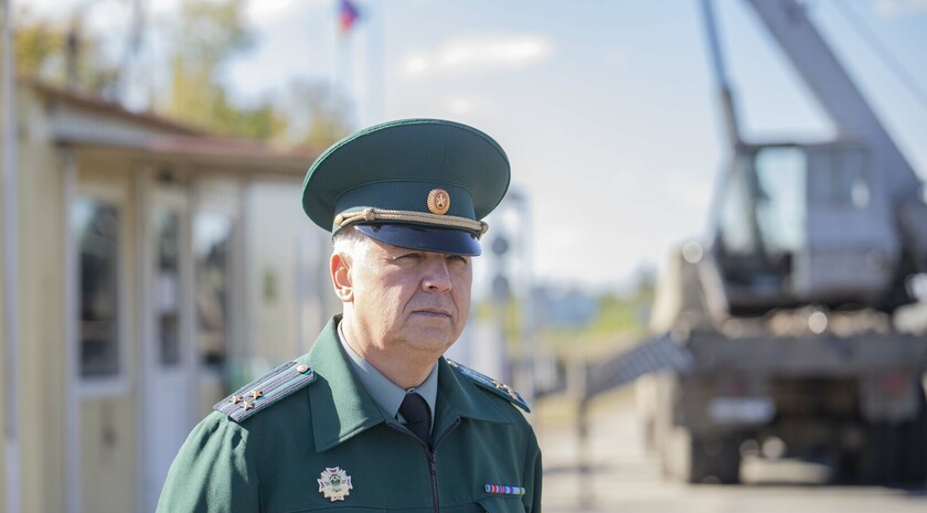 Демонтаж пунктов таможенного контроля на границе между ЛНР и ДНР, Чернухино, 1 октября 2021 года