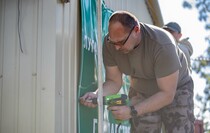 Демонтаж пунктов таможенного контроля на границе между ЛНР и ДНР, Чернухино, 1 октября 2021 года