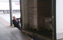 Прибытие в Республику 103-го гуманитарного конвоя МЧС РФ, Луганск, 14 октября 2021 года