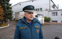 Прибытие в Республику 103-го гуманитарного конвоя МЧС РФ, Луганск, 14 октября 2021 года