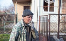 Последствия обстрела села Николаевка со стороны ВСУ, 30 ноября 2021 года