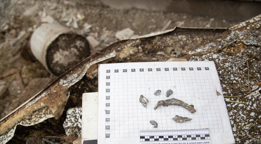 Последствия обстрела села Николаевка со стороны ВСУ, 30 ноября 2021 года