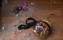 Последствия обстрела села Николаевка со стороны ВСУ, 30 ноября 2021 года