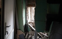 Последствия обстрела села Николаевка со стороны ВСУ, 30 ноября 2021 года