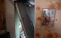 Последствия обстрела села Николаевка со стороны ВСУ, 30 ноября 2021 года