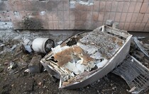 Последствия обстрела села Николаевка со стороны ВСУ, 30 ноября 2021 года