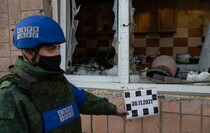 Последствия обстрела села Николаевка со стороны ВСУ, 30 ноября 2021 года