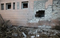 Последствия обстрела села Николаевка со стороны ВСУ, 30 ноября 2021 года