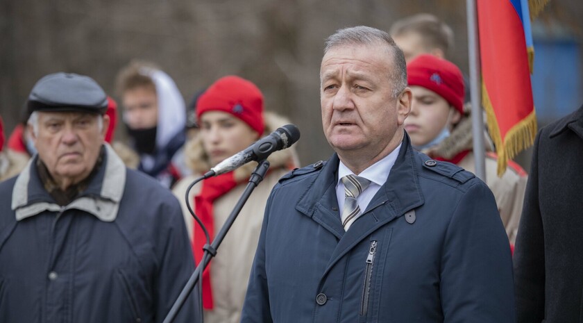 Митинг памяти в День Неизвестного солдата, Луганск, 3 декабря 2021 года