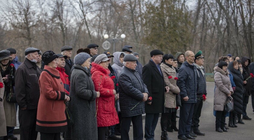 Митинг памяти в День Неизвестного солдата, Луганск, 3 декабря 2021 года