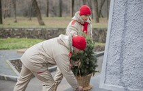 Митинг памяти в День Неизвестного солдата, Луганск, 3 декабря 2021 года