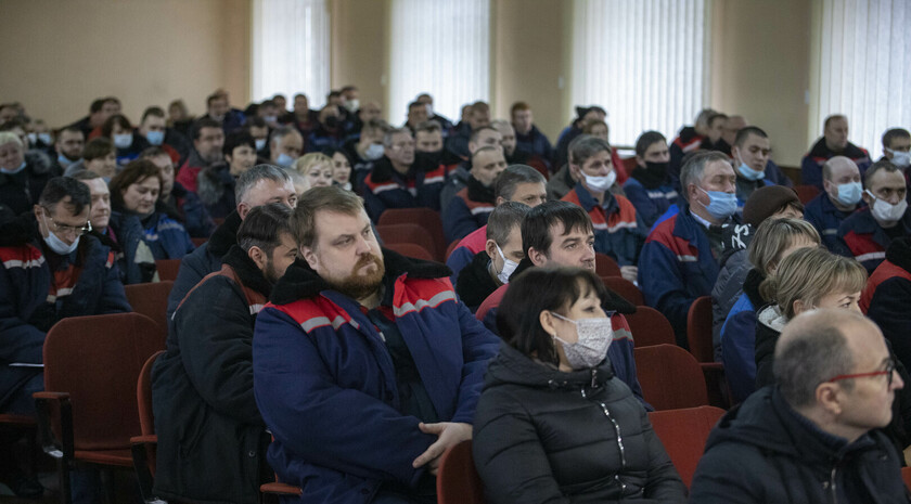 Посещение АМК российским инвестором Евгением Юрченко, Алчевск, 15 ноября 2021 года