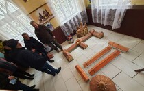 Limarevka horse-breeding farm in Belovodsk district, March 31, 2022