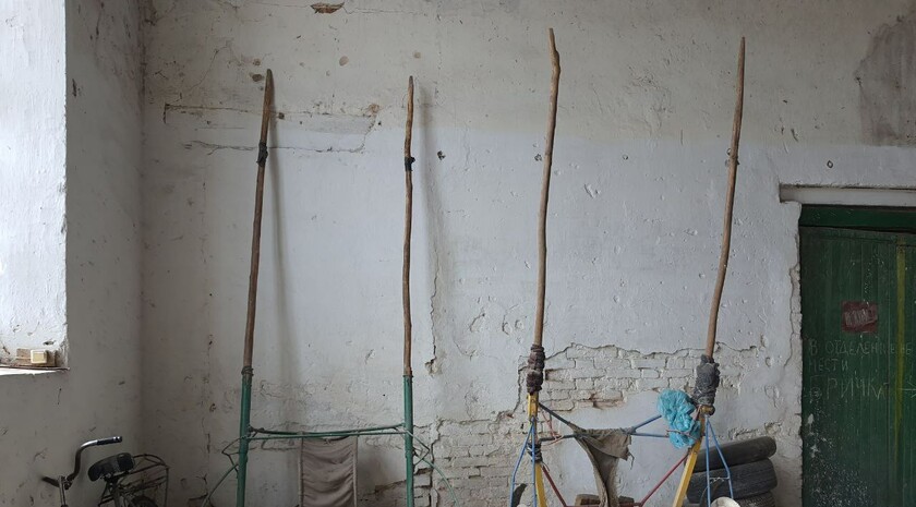 Limarevka horse-breeding farm in Belovodsk district, March 31, 2022