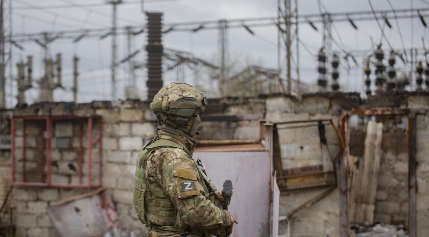 Russian combat engineers destroy 260 UXO at Schastye power plant, April 13, 2022