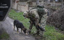 Разминирование территории Луганской ТЭС, Счастье, 13 апреля 2022 года