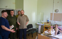 Награждение раненых защитников ЛНР, Луганск, 11 июня 2022 года