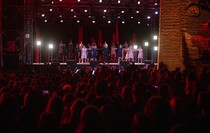 Церемония открытия обновленного мемориала "Непокоренные", Краснодон, 26 сентября 2022 года