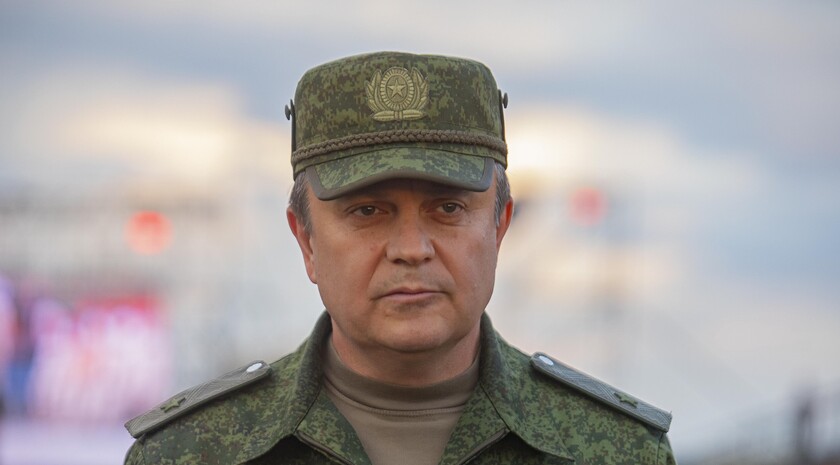 Церемония открытия обновленного мемориала "Непокоренные", Краснодон, 26 сентября 2022 года