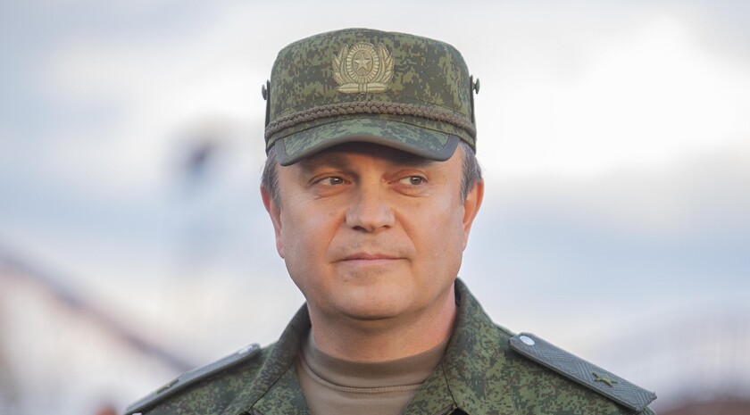 Церемония открытия обновленного мемориала "Непокоренные", Краснодон, 26 сентября 2022 года