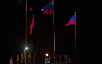 Церемония открытия обновленного мемориала "Непокоренные", Краснодон, 26 сентября 2022 года