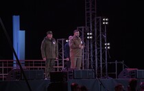 Церемония открытия обновленного мемориала "Непокоренные", Краснодон, 26 сентября 2022 года