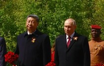 Скриншот трансляции Парада Победы 9 мая 2025